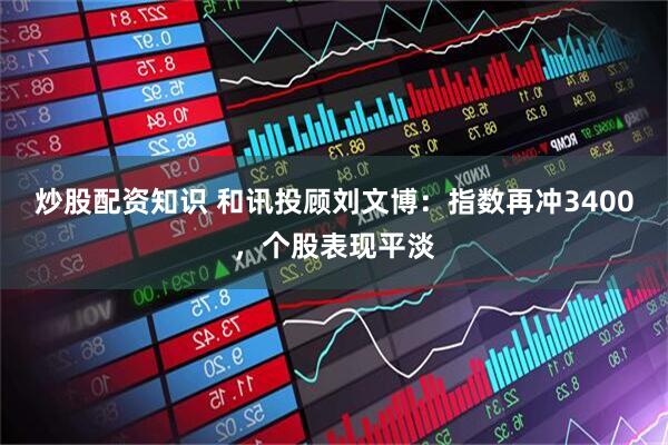 炒股配资知识 和讯投顾刘文博：指数再冲3400，个股表现平淡