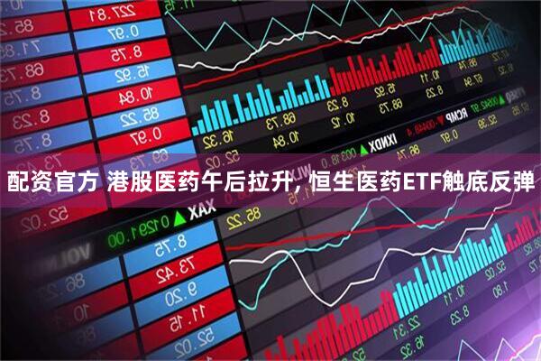 配资官方 港股医药午后拉升, 恒生医药ETF触底反弹